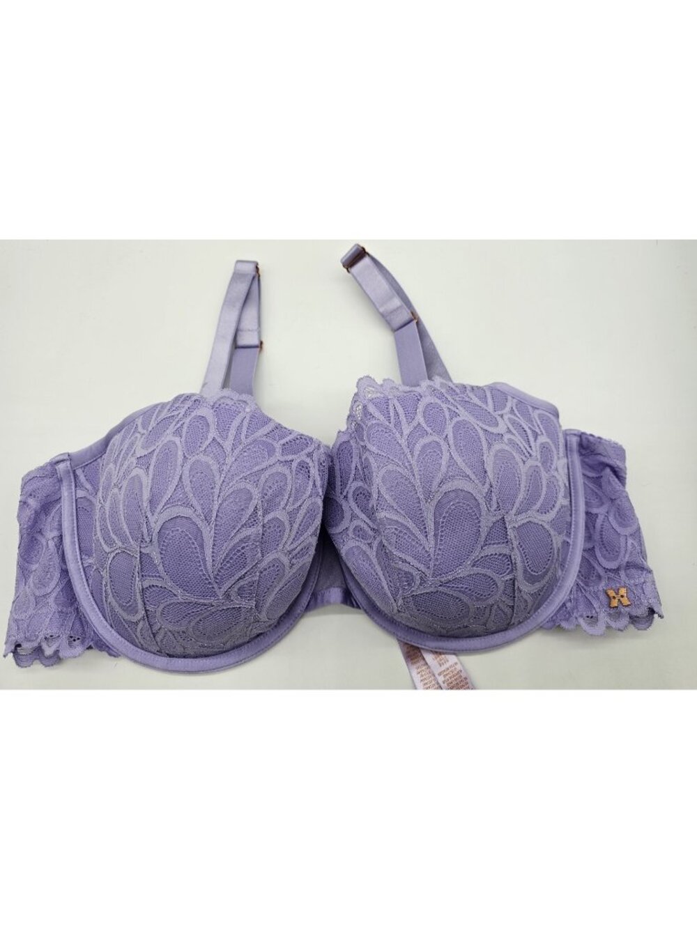 Savage X Fenty Bra Women's Size 40DDD Purple Not Sorry Balconette Lace Underwire
